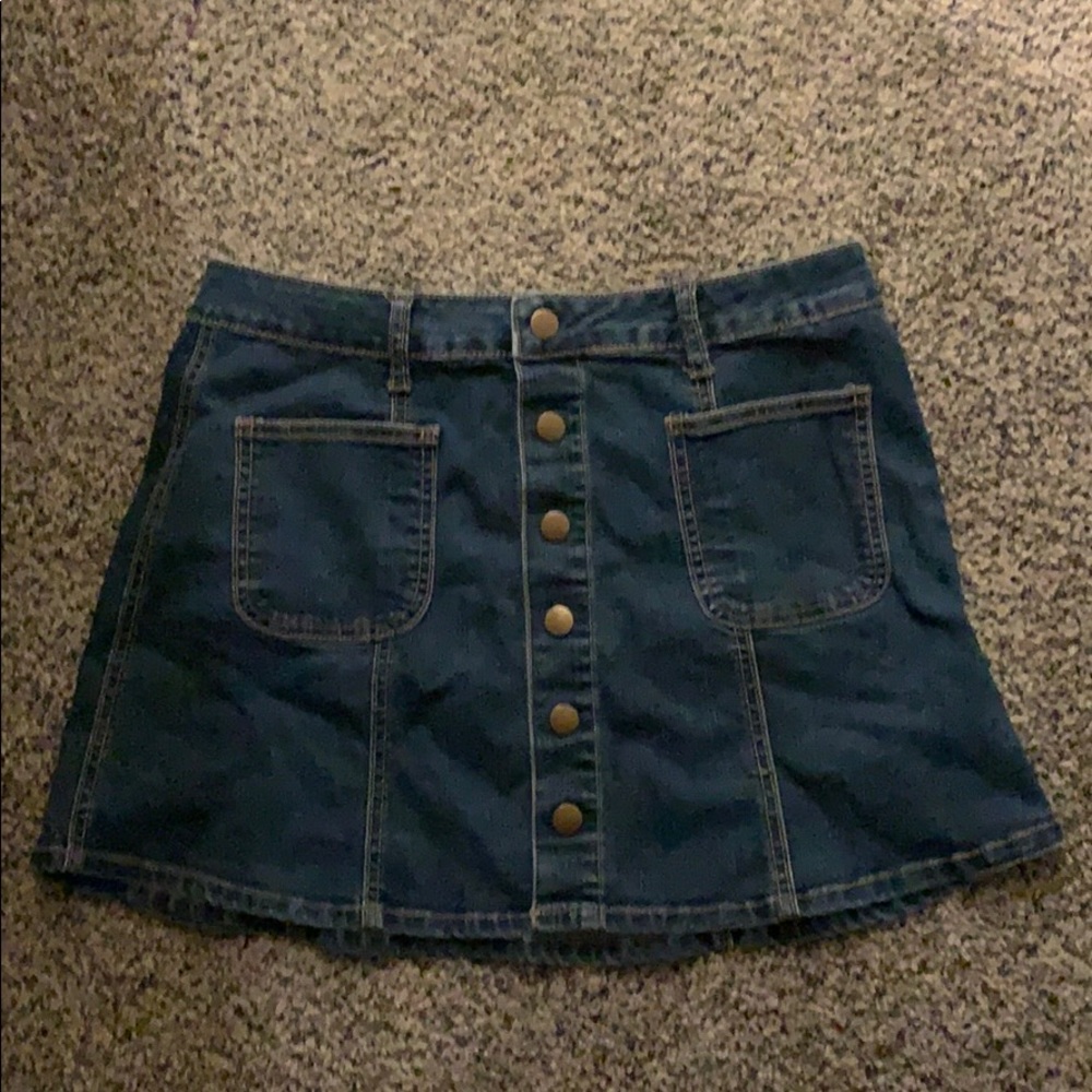 an altrd state denim skirt